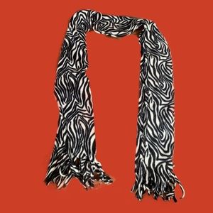 Y2K ZEBRA SCARF